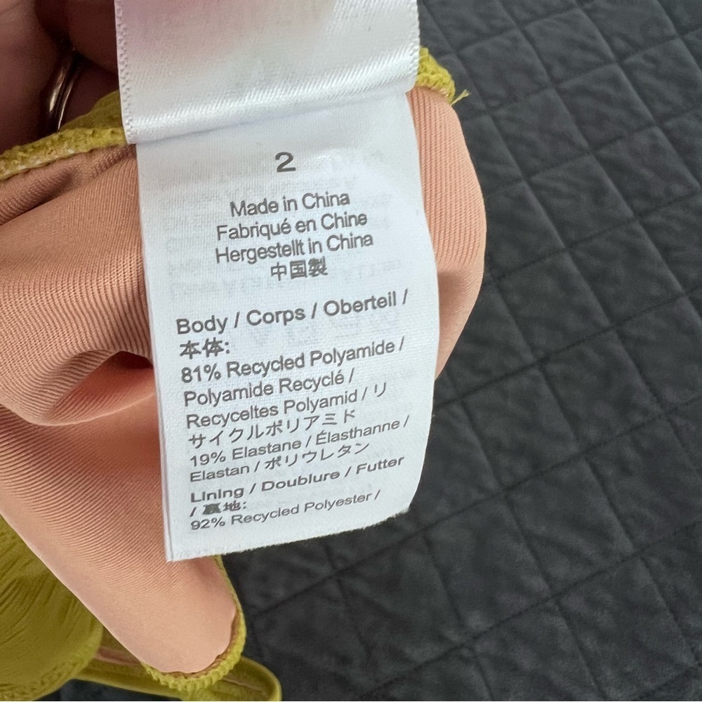 NWOT J Crew Ribbbed One Piece with Scoop Back in Salermo Olive - Picture 5 of 6